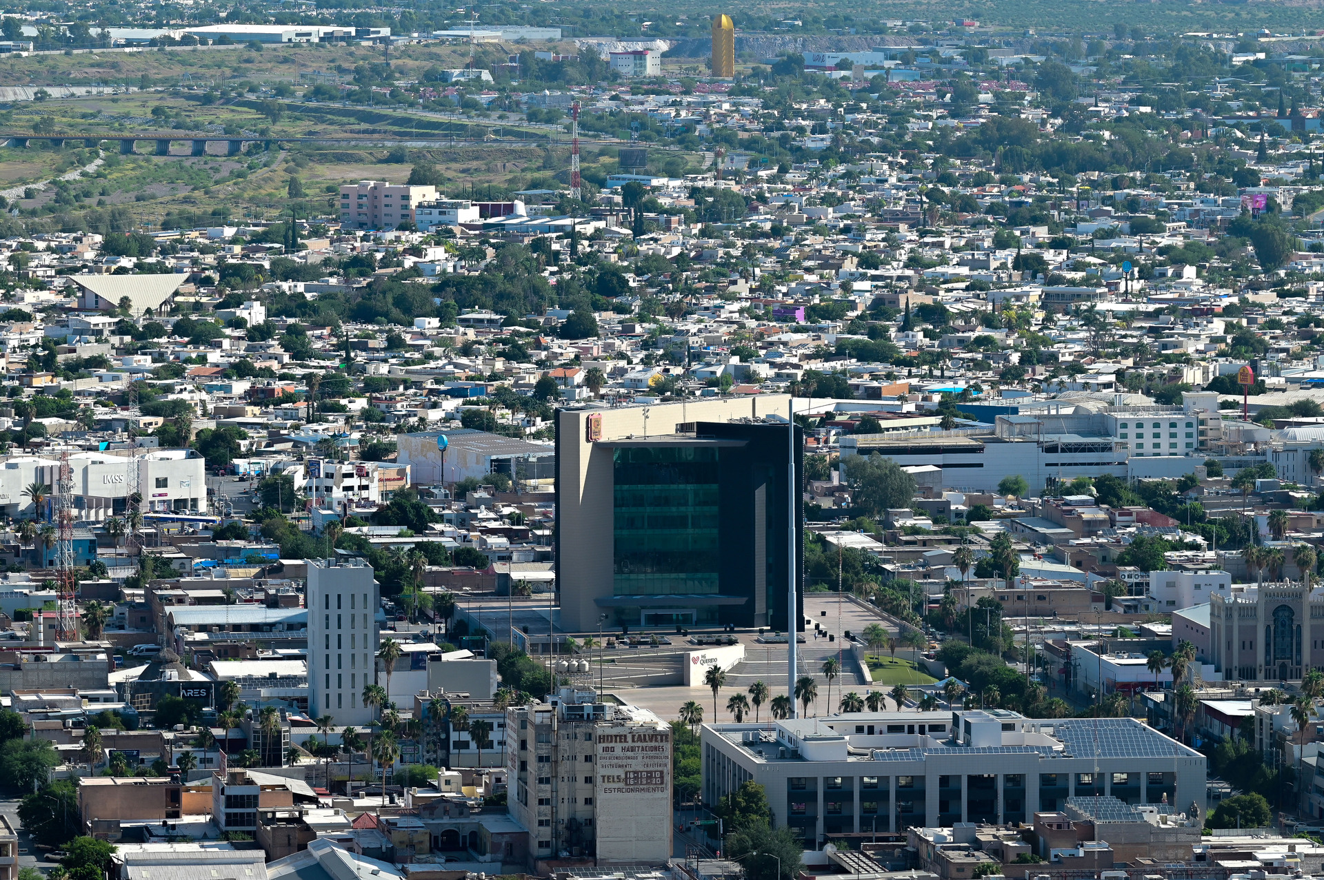 Vista aérea de Torreón, Coahuila — sede de AIL